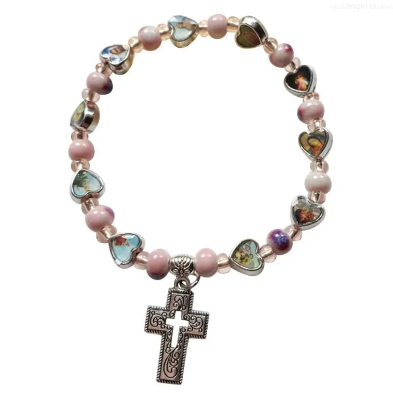 Cross Charm Bracelet