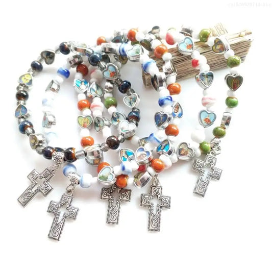 Cross Charm Bracelet